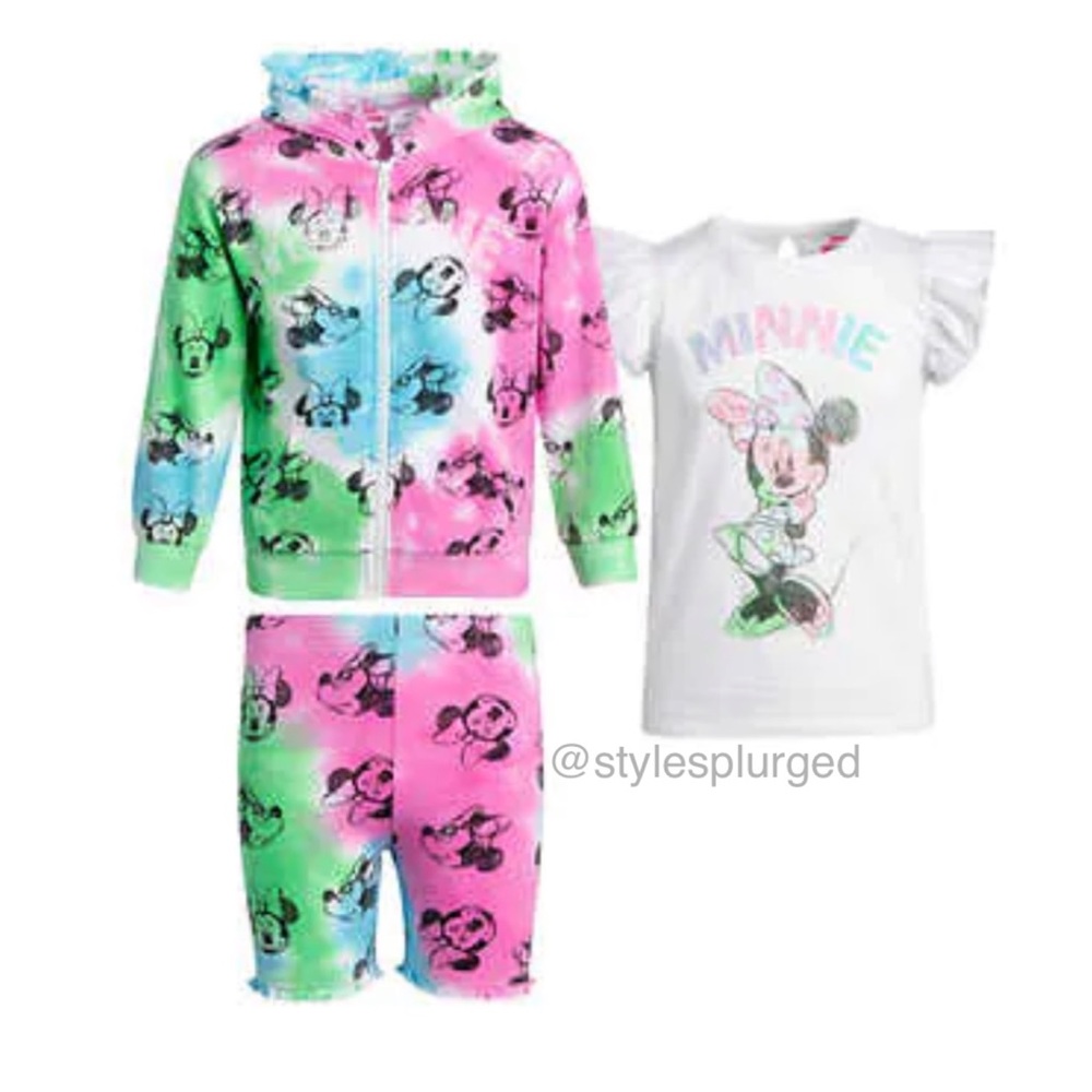 NWT Minnie Mouse 3-piece set size 5